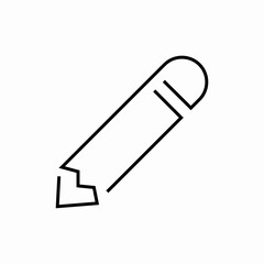 pencil tool icon sign vector