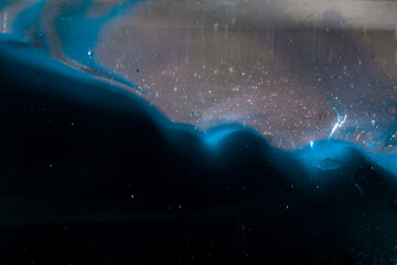 welle blau wasser flut kunst