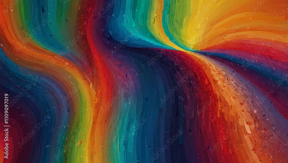 Poster vibrant abstract texture with layered gradients.