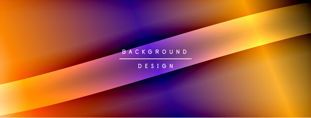 Fototapeta premium Bright rainbow style color gradient with curve round shape line background. Vector Illustration For Wallpaper, Banner, Illustration, landing page