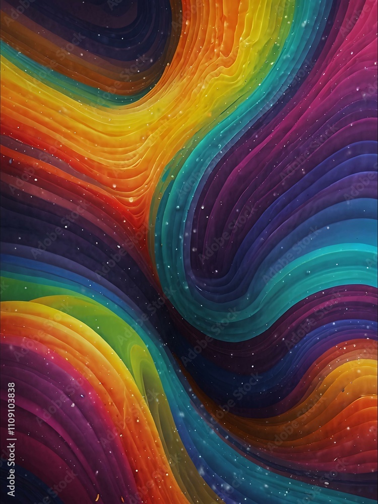 Poster vibrant ripple effect background for dynamic visuals.
