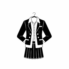 black and white clothes