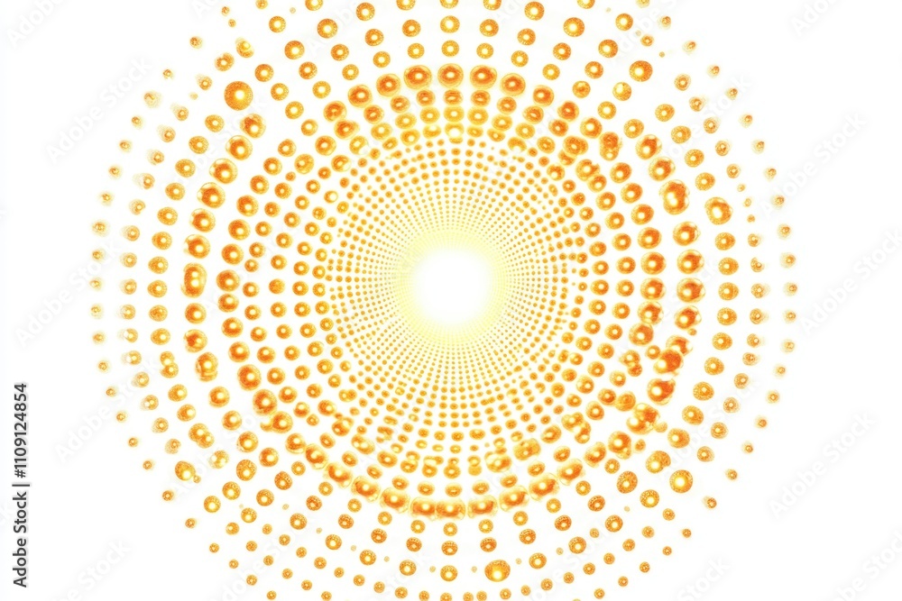 Poster A pattern of interconnected circles and dots