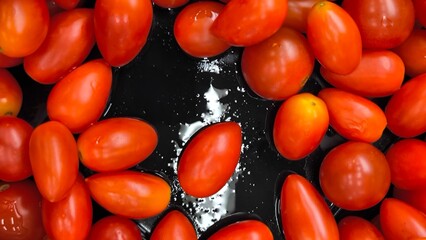Tomatoes are rich in vitamin C, which may help maintain healthy skin.