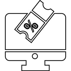 Coupon, discount, money icon