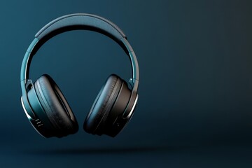 Modern Wireless Headphones on a Minimalist Background Showcasing Sleek Design and Emerging Audio Technology Trends