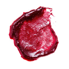 Fototapeta premium Isolated Transparent PNG of a Rich Red Berry Spread, Suitable for Culinary and Graphic Design Use