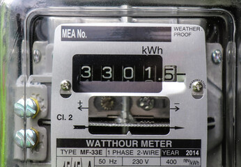 Fototapeta premium Electricity meter