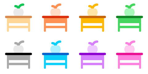 Editable coffee table vector icon. Part of a big icon set family. Perfect for web and app interfaces, presentations, infographics, etc