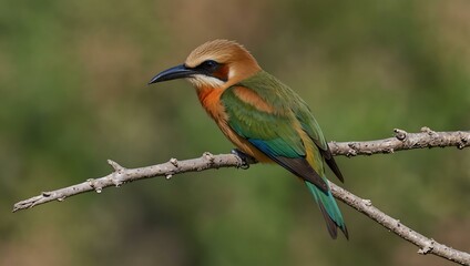 Obraz premium White-fronted bee-eater.