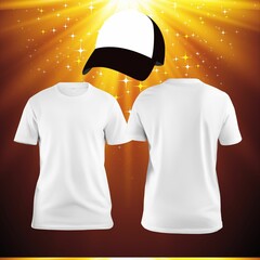 white T-shirt with csp