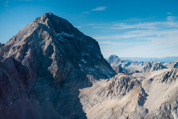 snow covered mountains