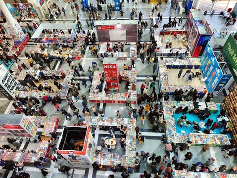 Ankara, Turkiye, November 30, 2024, 21st Ankara Book Fair November 29 - December 8 (Turkish: Geleneksel 21. Ankara Kitap Fuarı)