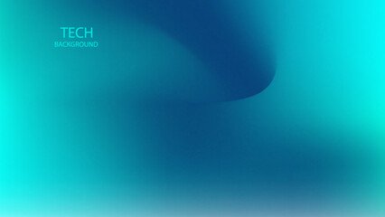 Lines Curves. Abstract background. Green Blue Colour Gradient. Monitor display tech wallpaper. Glowing and reflect neon light. Future technology.