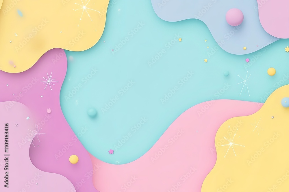 Aufkleber a colorful background with a lot of different colored circles