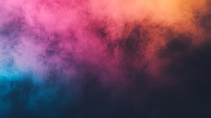 Fototapeta premium Colorful smoke explosion on a black background,