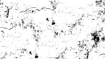 Grunge Black And White Urban Vector Texture Template.  
Dark Messy Dust Overlay Distress Background.  