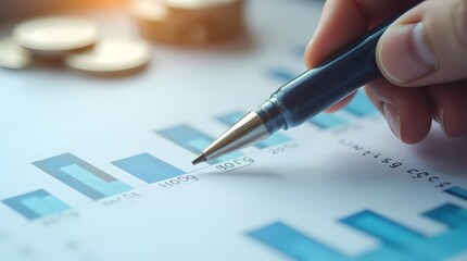 This business concept represents the stock market or investing