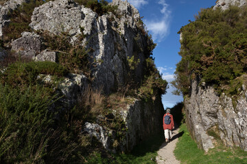Rua da Raiña on the Pico Sacro mountain in Boqueixon, Galicia