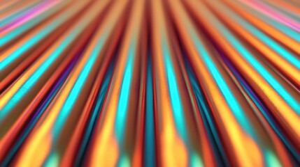 Fototapeta premium Material science and strength, A vibrant abstract image showcasing colorful, streaked lines radiating outward, creating a dynamic and energetic visual effect.