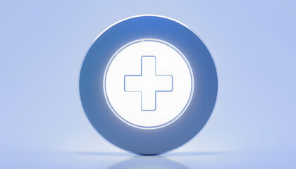 Obraz premium Medical with a white accent, png