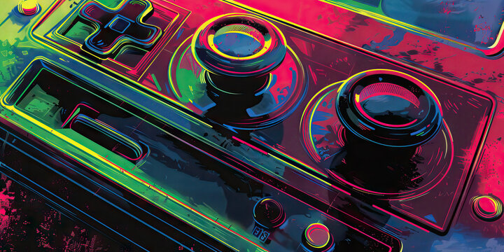 Retro Gaming: Retro gaming colors like pixelated red, blue, and green create a retro gaming theme. This scheme is often used in retro gaming event promotions