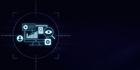 Fototapeta premium Proper management and maintenance of office data are crucial for productivity, security, and compliance within organizations