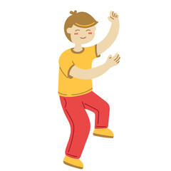 Boy Dancing Pose