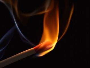 Close-up of a flame