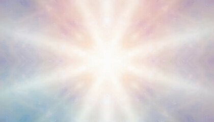 Abstract pastel background with soft  radiating light and blurred  dreamy effect.