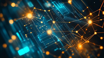 Obraz premium Abstract technology background