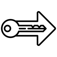 Sales and Job Activity Line Icon