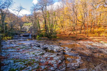 Suuctu waterfalls in Mustafakemalpasa, Bursa