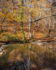 Suuctu waterfalls in Mustafakemalpasa, Bursa