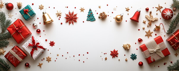 Christmas Celebration banner background 5:2