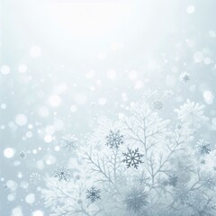 Stylish Snowflakes in Minimalist Design for Decoration