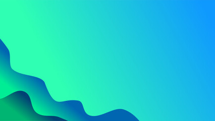 Blue reef wave pattern overlay style simple aquatic theme presentation background