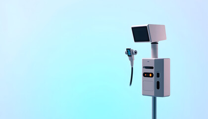 Telemedicine with a white accent, png