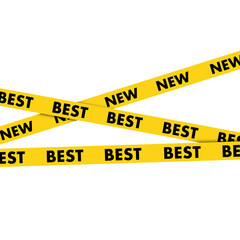 Sale price badge product badges. Promotion price for marketing. Special offer for online shopping. Caution tape.