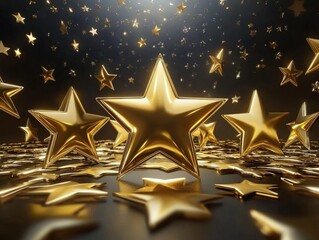 Awarding gold stars fosters motivation and success.