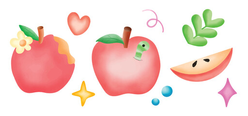 Cute apple