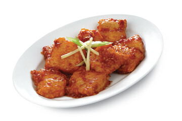 GINGER FISH ON WHITE TRAY