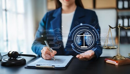 justice and laws concept ai law technology artificial intelligence property and protection of copyright laws legal advice business lawyer or notary working with compliance and regulations