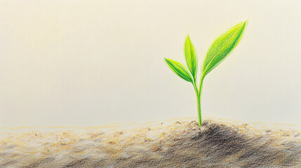 Distant Beginnings: A Bean Sprout in the Cosmos