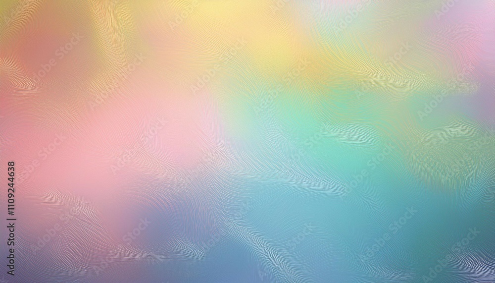 Poster abstract pastel rainbow foil texture background with glass effect for web use