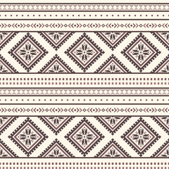 Southwest Aztec geometric Native American Mexican Navajo tribal ethnic seamless pattern fabric colorful design vector for textile printing