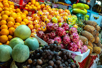 Fruits on Badung Market, Denpasar, Indonesia