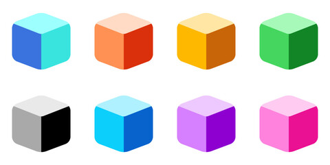 Editable cube vector icon. Part of a big icon set family. Perfect for web and app interfaces, presentations, infographics, etc