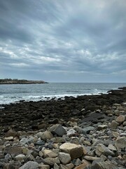 Moody seascape (Acadia National Park, Maine, USA)
