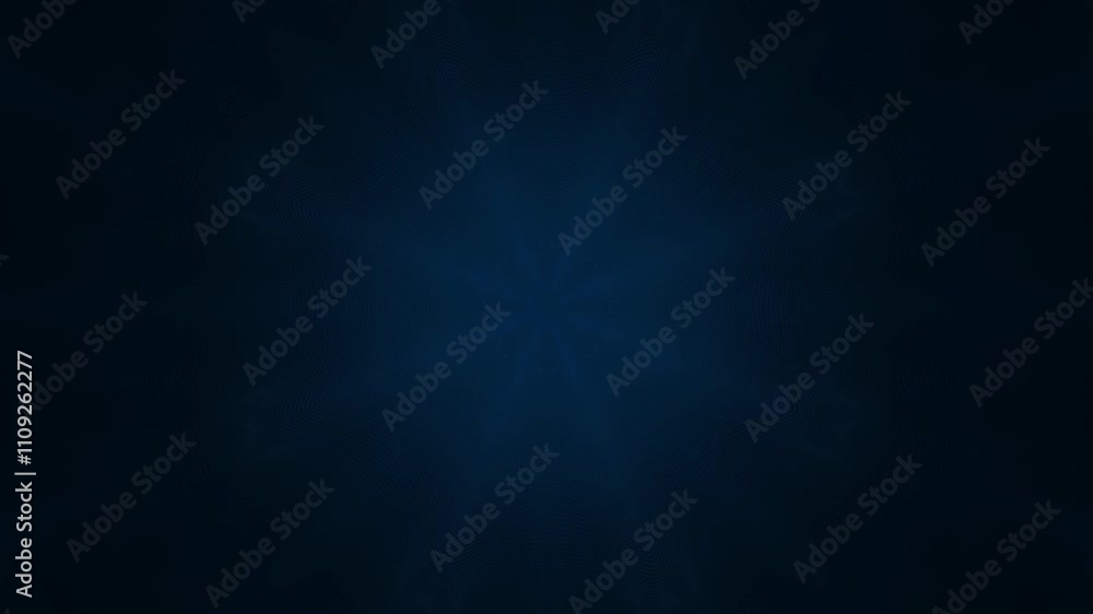 Wall mural abstract psychedelic motion graphic. fluid kaleidoscope effect. seamless 4k loop